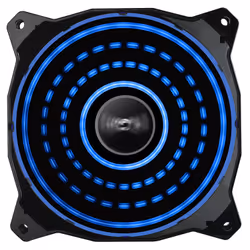 LEPA LPCPA12P Boitier PC Ventilateur 12 cm Noir, Bleu