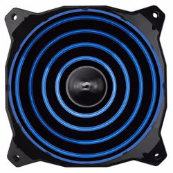 LEPA LPCPA12P Boitier PC Ventilateur 12 cm Noir, Bleu - Vue supplémentaire 4
