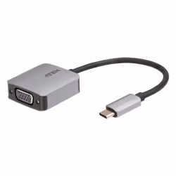 ATEN Adaptateur USB-C à VGA, USB Type-C, VGA (D-Sub), Mâle, Femelle, Droit, Droit