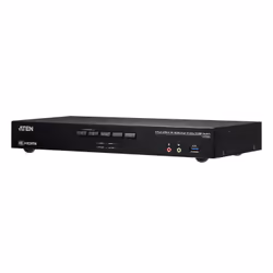ATEN Commutateur KVMP™ deux affichages HDMI 4K 4 ports USB 3.0, 4096 x 2160 pixels, 4K Ultra HD, 4,42 W, Noir