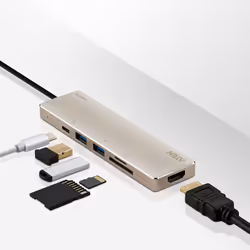 ATEN Mini station d'accueil multiport USB-C avec transfert de puissance - Vue supplémentaire 4