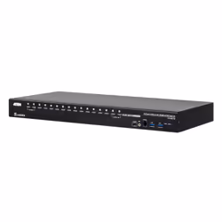 ATEN Commutateur KVM USB 3.0 4K HDMI à 8 ports, 4096 x 2160 pixels, 4K Ultra HD, 13,12 W, Noir