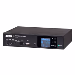 ATEN Système de contrôle - Boîtier de contrôle compact gén. 2 avec double LAN, Noir, LCD, 4,06 cm (1.6"), 128 x 64 pixels, 81 ...