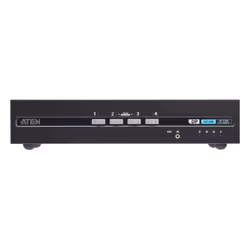 ATEN Commutateur KVM sécurisé DisplayPort à 4 ports USB et double affichage (conforme à PSD PP v4.0), 3840 x 2160 pixels, 4K  ...
