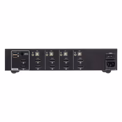 ATEN Commutateur KVM sécurisé DisplayPort à 4 ports USB et double affichage (conforme à PSD PP v4.0)