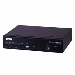 ATEN Système de contrôle - Boîtier de contrôle compact 2e gén., Noir, Métal, 83 BTU/h, 0,512 Go, SDRAM, 8 Go