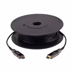 ATEN Câble optique actif HDMI True 4K 10 M, 10 m, HDMI Type D (Micro), HDMI Type D (Micro), Compatibilité 3D, 18 Gbit/s, Noir