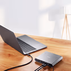 ATEN Commutateur KVM à 2 ports 4K DisplayPort USB-C avec passage d'alimentation - Vue supplémentaire 5