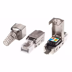 ATEN 2A-245G, J-45, Argent, Mâle, Droit, Zinc, Cat6a