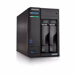 Asustor LOCKERSTOR 2 Gen2 (AS6702T), NAS, Bureau, Intel® Celeron®, N5105, Noir