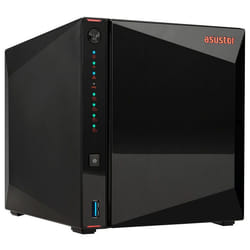 Asustor AS5404T serveur de stockage NAS Intel® Celeron® N5105 4 Go DDR4 0 To ADM Noir