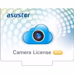 Asustor 4 CAMERAS LICENSE FOR SURVEILLANCE CENTER, 1 licence(s), Licence