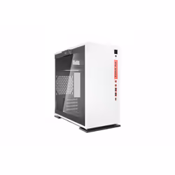 In Win 301C WHITE, Mini Tower, PC, Blanc, micro ATX, Mini-ITX, SECC, Verre trempé, Jouer