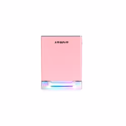 In Win A1 PLUS PINK, Mini Tower, PC, Rose, Mini-ITX, SECC, maison/bureau