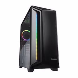 COUGAR Gaming DarkBlader X7, Midi Tower, PC, Noir, ATX, CEB, EATX, micro ATX, Mini-ITX, Plastique, Verre trempé, 17 cm