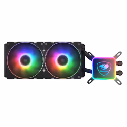 COUGAR Gaming AQUA ARGB Processeur Refroidisseur de liquide tout-en-un 12 cm Noir
