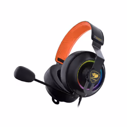 Cougar Phontum Pro Prix, Avec fil, Jouer, 20 - 20000 Hz, 440 g, Casque, Orange