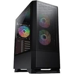 Boîtier de tour moyen Cougar MX430 Air RGB Compact ARGB avec panneau avant en maille noir