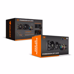 COUGAR Gaming POSEIDON-GT 240 Boitier PC Refroidisseur de liquide tout-en-un 12 cm Noir 1 pièce(s) - Vue supplémentaire 7