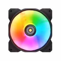 COUGAR Gaming CF-MHP12HB-RGB, Refroidisseur d'air, 12 cm, 82,48 cfm, 143,53 m³/h, Noir, Blanc