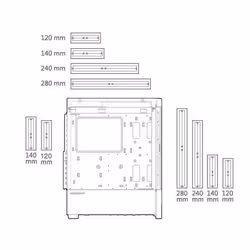 COUGAR Gaming Airface RGB CGR-5ZD1B-AIR-RGB Midi Tower Noir - Vue supplémentaire 11