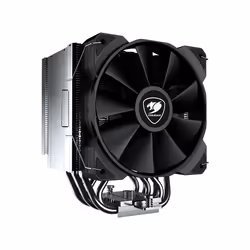 COUGAR Gaming CGR-FZAE85, Dissipateur thermique/Radiateur, 12 cm, 82,48 cfm, 143,53 m³/h, Noir