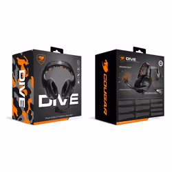 COUGAR Gaming Dive Casque Avec fil Arceau Jouer Noir - Vue supplémentaire 8