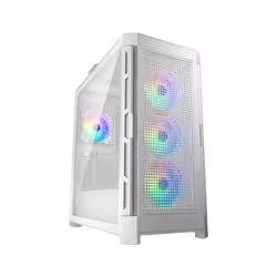 COUGAR Gaming Airface Pro RGB CGR-5AD1W-AIR-RGB, Midi Tower, PC, Blanc, ATX, CEB, EATX, micro ATX, Mini-ITX, Jouer, Multicolo ...
