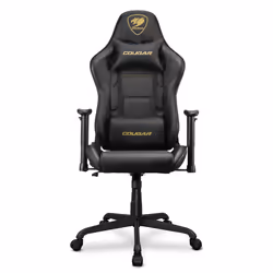 COUGAR Gaming ARMOR Elite Royal, Siège de jeu sur PC, 120 kg, Chaise avec assise rembourrée, Dossier rembourré, Noir, Acier