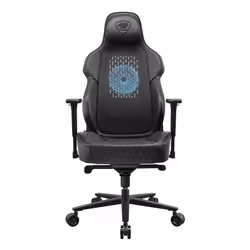 COUGAR Gaming NxSys Aero, Fauteuil de gaming, 160 kg, Siège rigide, Dossier capitonné, Noir, Acier