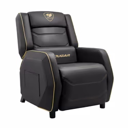 COUGAR Gaming Ranger S Royal, Fauteuil de gaming, 160 kg, Siège rembourré, Dossier rembourré, Universel, Noir