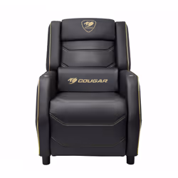 COUGAR Gaming Ranger Pro Royal, Fauteuil de gaming, 160 kg, Siège rembourré, Dossier rembourré, Universel, Noir