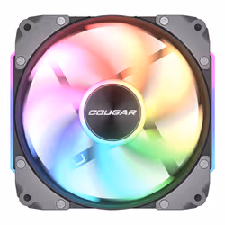 COUGAR Gaming APOLAR 120 ARGB, Refroidisseur d'air, 12 cm, 75,38 cfm, Noir