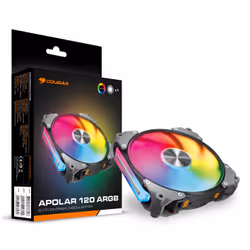 COUGAR Gaming APOLAR 120 ARGB Boitier PC Refroidisseur d'air 12 cm Noir 1 pièce(s) - Vue supplémentaire 9