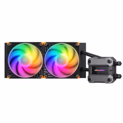 COUGAR Gaming CGR-PSDUTRGB-B-240, Refroidisseur de liquide tout-en-un, 12 cm, 500 tr/min, 2200 tr/min, Noir