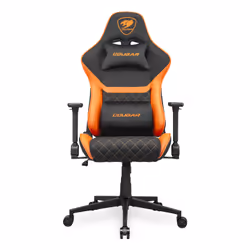 COUGAR Gaming Armor One V2 F, Siège de jeu universel, 120 kg, Siège capitonné, Dossier capitonné, Universel, Noir