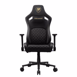 COUGAR Gaming CGR-DFF-GLB, Siège de jeu sur PC, 120 kg, Siège capitonné, Dossier rembourré, Noir, Métal