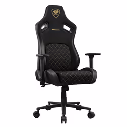 COUGAR Gaming CGR-DFF-GLB Siège de jeu sur PC Siège capitonné Noir, Or