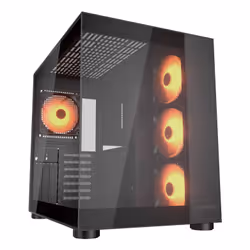 COUGAR Gaming 385KA10.0001, Midi Tower, PC, Noir, ATX, micro ATX, Mini-ITX, Jouer, Multi