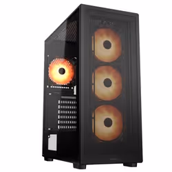 Boitier gaming - Cougar Gaming - MX220RGBBLACK - Boîtier ATX Intermédiaire - 4 Ventilateurs ARGB 120mm - USB 3.2 Gen 2 Type C