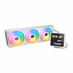 COUGAR CGR-PSDVPRGB-W-360 Processeur Refroidisseur de liquide tout-en-un 12 cm Blanc - Vue supplémentaire 2