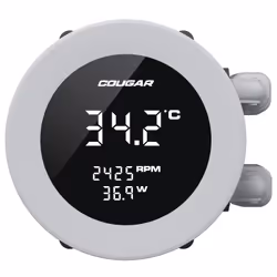 COUGAR CGR-PSDVARGB-W-240 Processeur Refroidisseur de liquide tout-en-un 12 cm Blanc - Vue supplémentaire 3