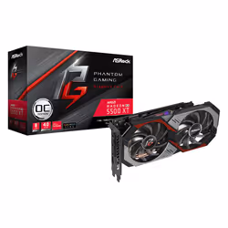 Asrock Phantom Gaming RX5500XT PGD 8GO, Radeon RX 5500 XT, 8 Go, GDDR6, 128 bit, 7680 x 4320 pixels, PCI Express x8 4.0