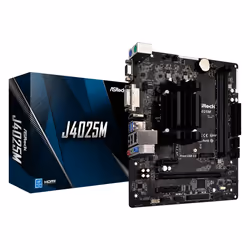 Asrock J4025M, Intel, DDR4-SDRAM, 8 Go, DIMM, Double canal, 2133,2400 MHz