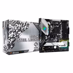 Asrock B550M Steel Legend, AMD, Emplacement AM4, AMD Ryzen™ 3 de 3e génération, AMD Ryzen 5 de 3e génération, AMD Ryzen™ 7 de ...