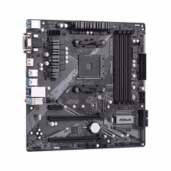 Asrock B450M Pro4 R2.0 AMD B450 Emplacement AM4 micro ATX - Vue supplémentaire 4