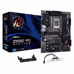 Asrock Z690 PG Riptide, Intel, LGA 1700, Intel® Celeron®, Intel® Core™ i3, Intel® Core™ i5, Intel® Core™ i7, Intel® Core™ i9, ...