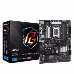 Asrock Z690 Phantom Gaming 4/D5, Intel, LGA 1700, Intel® Celeron®, Intel® Core™ i3, Intel® Core™ i5, Intel® Core™ i7, Intel®  ...