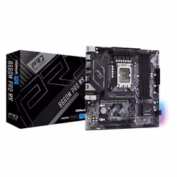 Asrock B660M Pro RS, Intel, LGA 1700, Intel® Celeron®, Intel® Core™ i3, Intel® Core™ i5, Intel® Core™ i7, Intel® Core™ i9, In ...