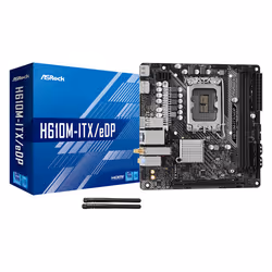 Asrock H610M-ITX/EDP, Intel, LGA 1700, Intel® Core™ i5, Intel® Core™ i7, Intel® Core™ i9, DDR4-SDRAM, 64 Go, DIMM